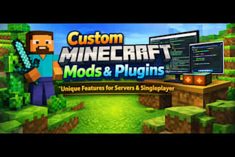 make any minecraft mod or server plugin