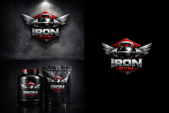design a modern and professional logo for your fitness brand