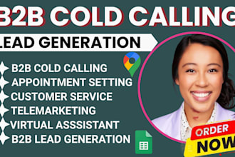 b2b cold calling assistant, USA sales call  telemarketing cold calling in USA