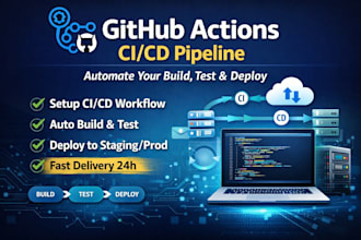 set up a github actions ci,cd pipeline for your project