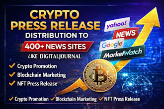 do crypto press release distribution on 400 news sites like digitaljournal