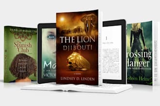 design professional book cover, cookbook cover, ebook, paperback, and hardcover