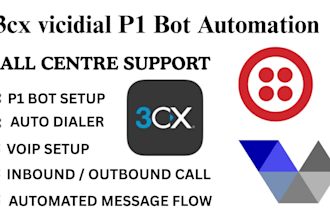 install p1 bot vicidial autodialer for outboubd inbound call and manual dialing
