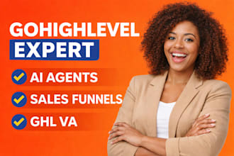 gohighlevel expert for ghl ai agent go high level sales funnel gohighlevel VA