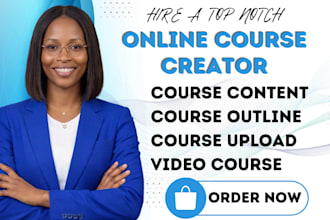 create online course content, course curriculum and book formatting