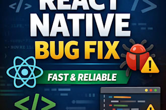 fix your react native or next js bugs fast