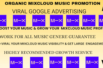 do best organic mixcloud music promotion for real growth using google ads