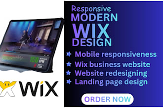 design wix landing page, design single page, wix sales funnel, lightfunnel