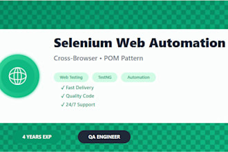 automate web testing with selenium and bdd cucumber framework