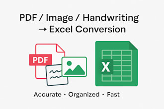 convert images, pdfs, or handwritten notes into clean excel spreadsheets