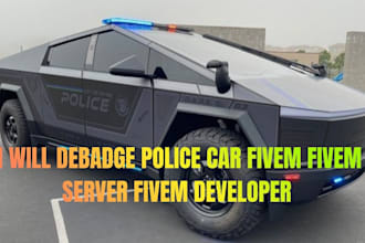debadge you police car fivem fivem developer 3d car model