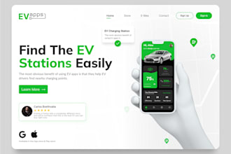 build ai powered ev charging locator, route planning web and app with payments