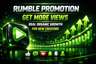 rumble channel promotion and rumble video promotion