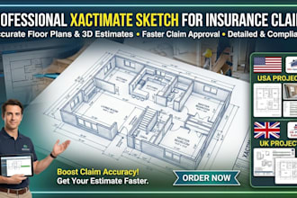 do xactimate sketch and floor plan for insurance estimate