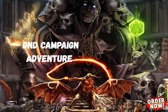 write dungeons and dragons oneshot, adventure, dnd full campaign