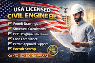 provide permit approval  full permit set ca, tx, sc, nc, ga, wa, az