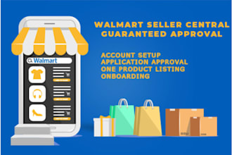 setup and get you approval on walmart seller dropshipping store
