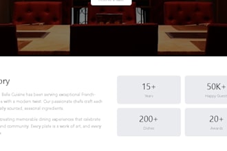 develop a functional landing page for user satisfaction