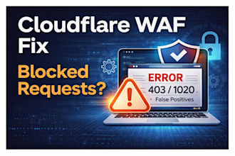 fix cloudflare waf issues and blocked requests
