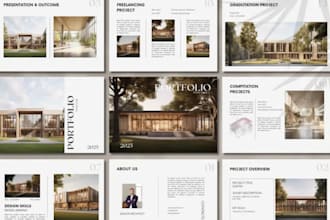 design architectural portfolio presentation booklet poster magazine cv resume