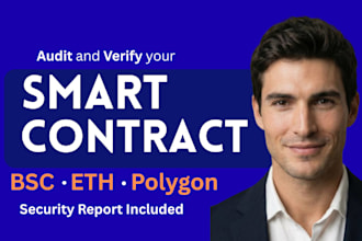 do smart contract security audit for solidity erc20 bep20 token and verification