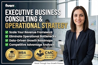 provide executive business consulting and operational strategy