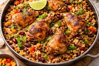 write a authentic caribbean recipes with easy step by step instructions
