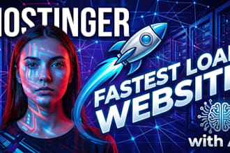 hostinger fast loading website ai chatbot ai software developer travel tourism