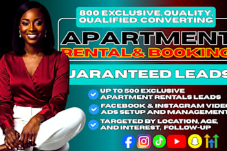 800 fresh apartment rentals leads, property, apartment rental leads, google ads