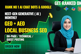 do geo aeo and monthly local seo service for small business