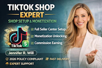 set up tiktok shop and monetization for fast approval