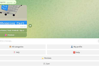 build discord shop bot, telegram shop bot, telegram mini app, telegram store bot