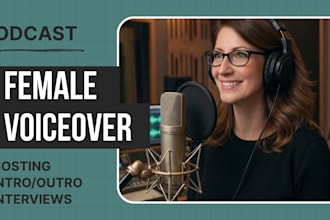record and host your audio podcast or your intro outro