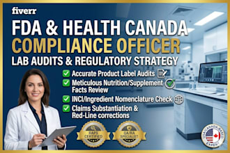 audit your product label for fda and health canada compliance
