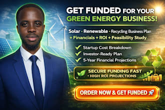 solar renewable green energy recycling company sustainability business plan
