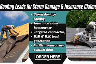generate exclusive roofing insurance claim leads and booked appointments