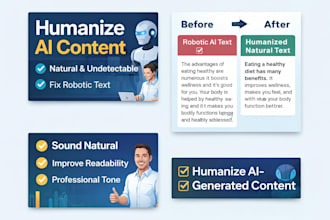 humanize ai content to sound natural, human and undetectable