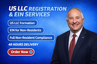 register US llc, get ein number and handle non resident compliance boi, fincen
