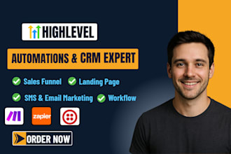 setup gohighlevel automation CRM  pipeline email a2p ghl ai agent