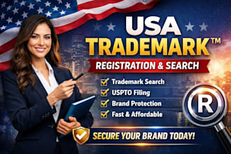 do a usa trademark registration and search