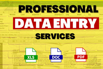 do data entry copypaste word docs and microsoft excel