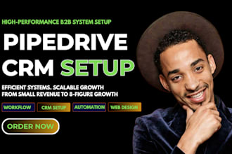 setup pipedrive CRM for b2b or b2c