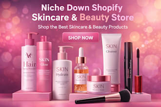 create beauty product, cream, lipstick, skin care label and packaging design