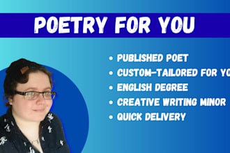 write poetry for you