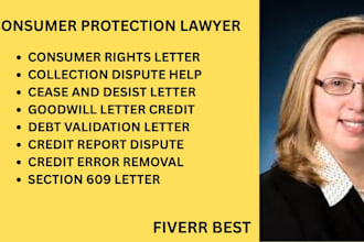 remove debt collection errors, fix credit reports, and protect consumer rights