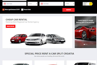 marketplace website from scratch