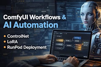 build comfyui workflows with automation controlnet lora and runpod deployment