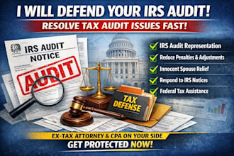 defend irs audit and resolve tax audit issues fast