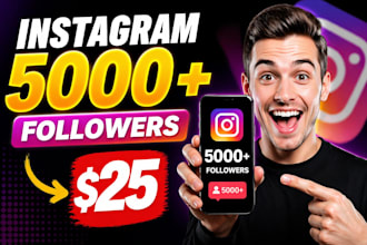 grow 5000 instagram followers instant