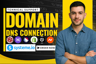 fix connect domain to systeme io sales funnel beehiiv website squarespace